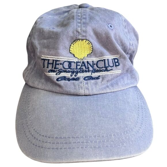 The Ocean Club at Smugglers Beach Cape Cod MA Vintage Cotton Hat Cap. Adams. - Picture 1 of 7